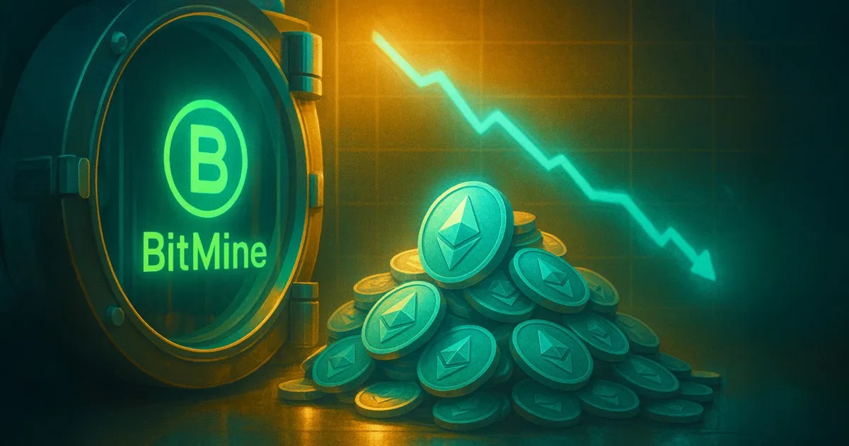 بیت‌ماین ۵۳۰۰ اتریوم را به حساب صرافی منتقل کرد
