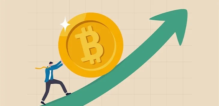 بازگشت قدرتمند بیت‌ کوین به کانال ۷۴ هزار دلار پس از سقوط آخر هفته