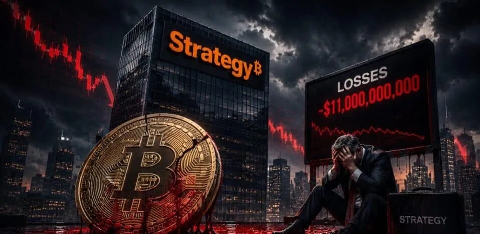 ضرر ۱۱ میلیارد دلاری شرکت استراتژی پس از ریزش شدید بیت کوین